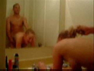 College couple bathroom porn