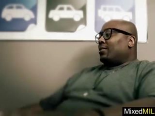 Interracial xxx clip With Black manhood Stud Banging splendid Milf (abigale johnson) video-30